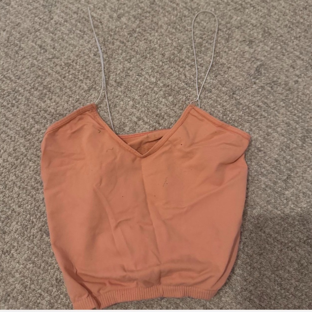 Peach Spaghetti Strap Top